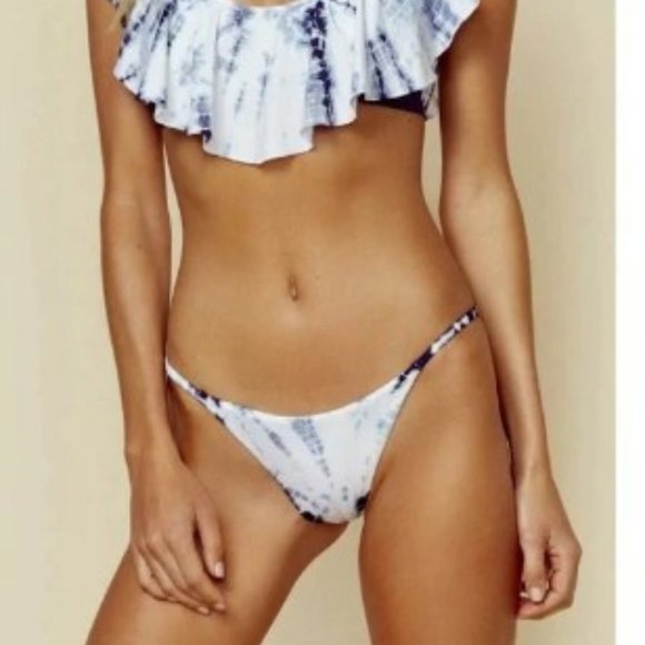 Blue Life Swim Paradise Skimpy Bottom Blue Tie Dye - Picture 1 of 2